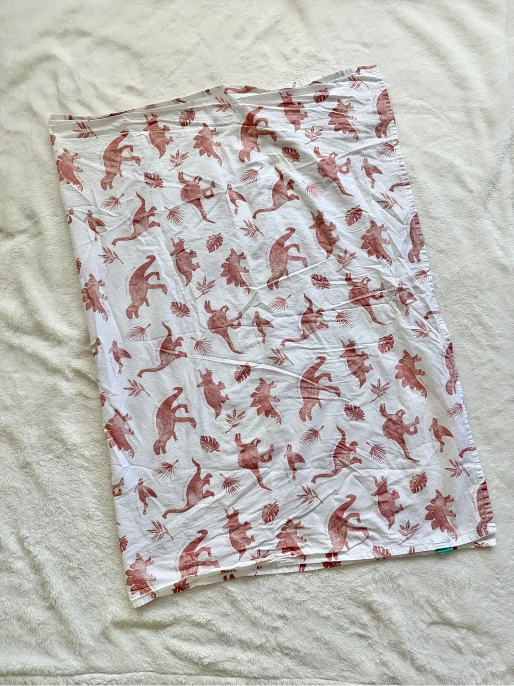Pillowfort Dinosaur Print Sheet Set Toddler Bed Size